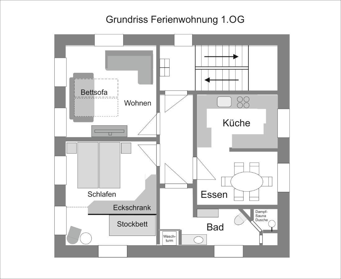 Ferienwohnungen Im Fuerstenland Госау Екстериор снимка